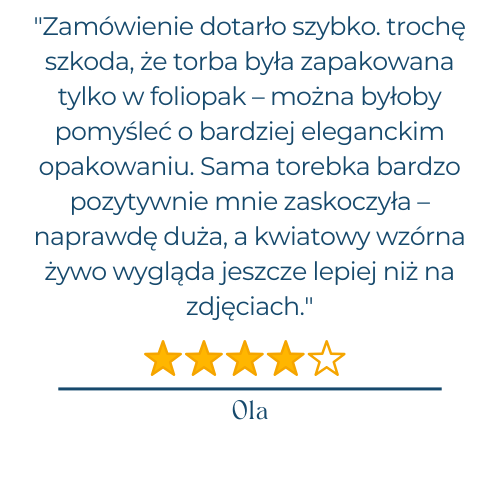 opinia o sklepie 4 na 5 gwiazdek